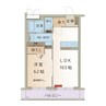El sa-to 1LDKの間取り