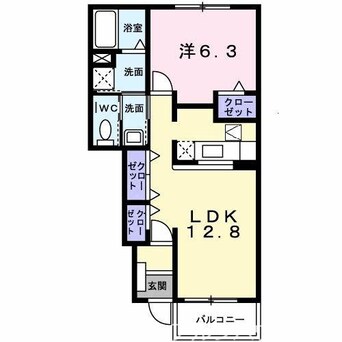 間取図 ニューアニメート　山手Ａ