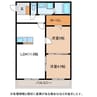 West Clio 2LDKの間取り