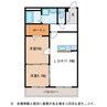 Wailea Court 2LDKの間取り
