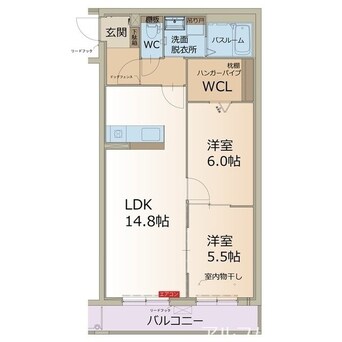 間取図 IVY WEST新池