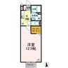 セジュール可児 1Kの間取り