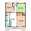 シティハイツの間取図