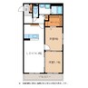 EL CINQ (エル サンク) 2LDKの間取り