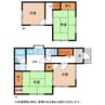 太多線/下切駅 徒歩3分 1階 築51年 4DKの間取り