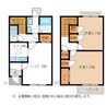ヴァンヴェール 2LDKの間取り