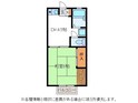 富士寮Aの間取図