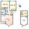 グネシィ　ケント（ＧＵＮＥＣＹ　ＫＥＮＴ）　 2LDKの間取り