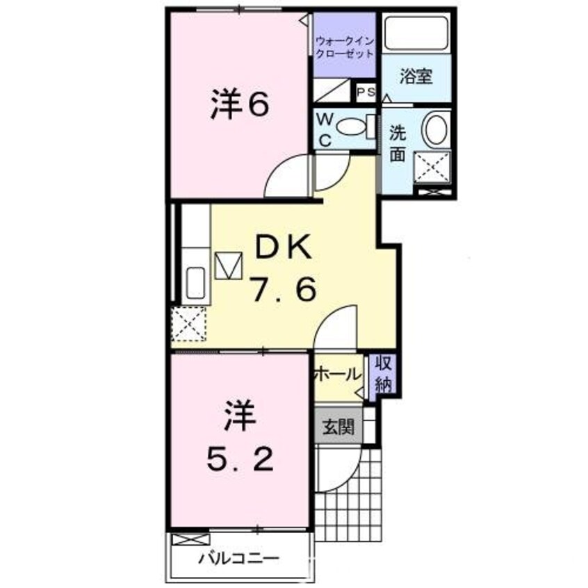 間取図 サンシャインＡ