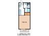 A&N HILL´S C棟 1Kの間取り