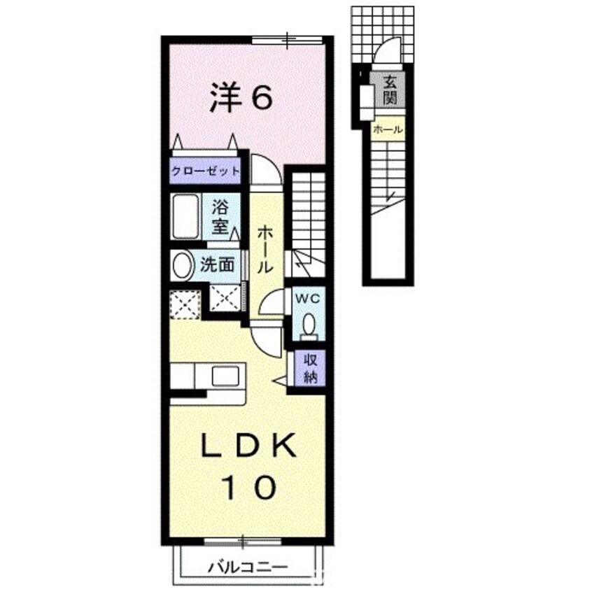 間取図 クレール