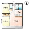 サンタ　プレイス（Ｓａｎｔａ　Ｐｌａｃｅ） 2LDKの間取り