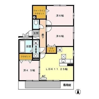 間取図 ルビーン・レオーネA