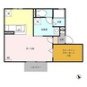 セジュールショコラ 1Rの間取り