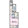 ガーデニア 1Kの間取り
