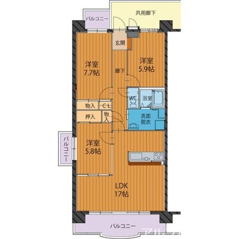 間取図 Twin Prime 姫川