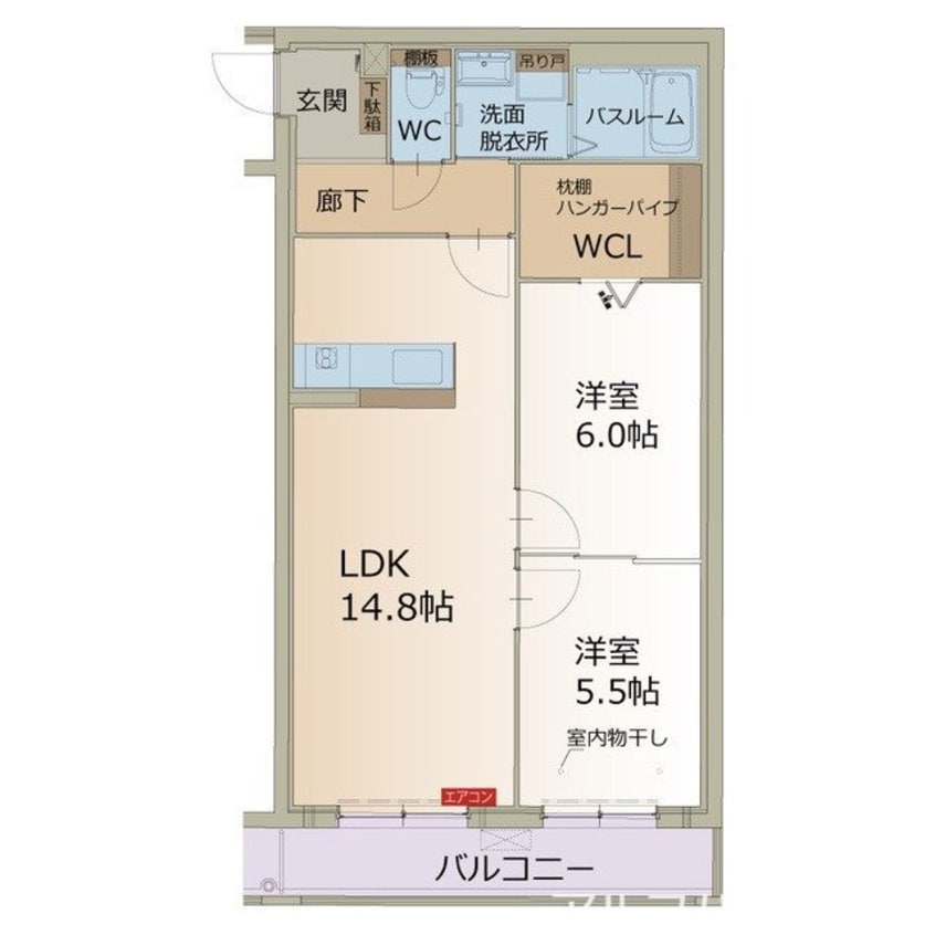 間取図 アルバコート