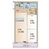アルバコート 2LDKの間取り