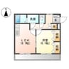 サンコーポ舟岡 1LDKの間取り