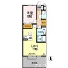 セジュール松葉 1LDKの間取り