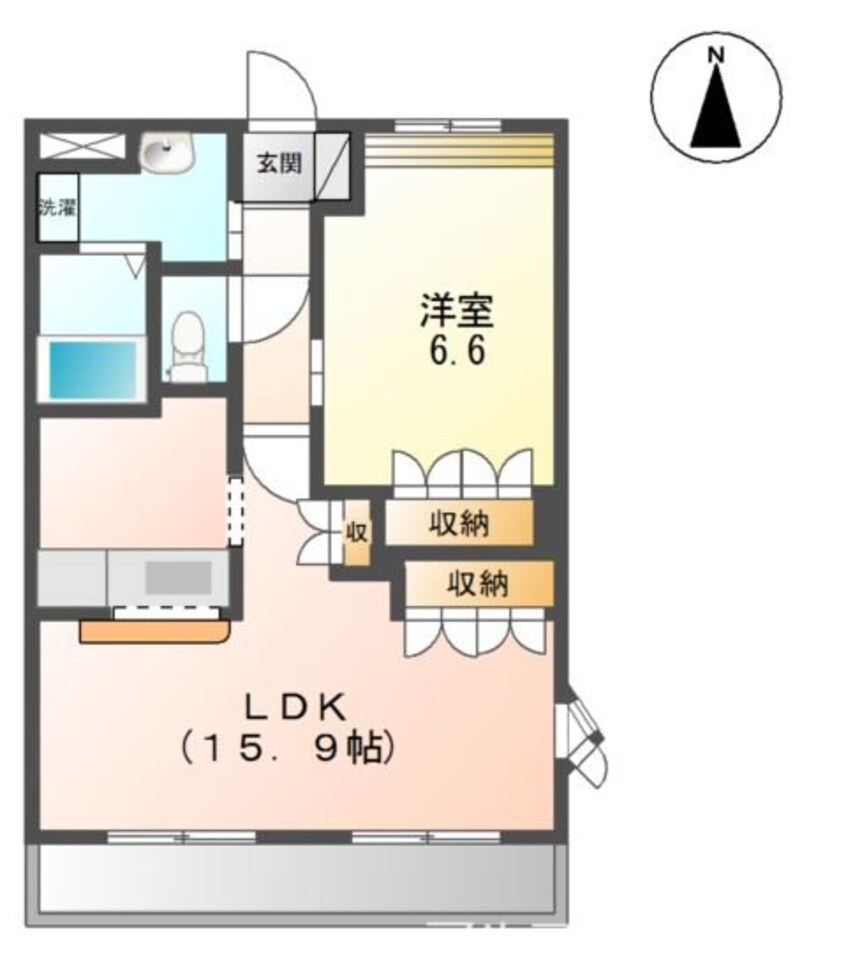 間取図 ミマス（ＭＩＭＡＳＵ）