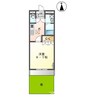 ライム・ライフ 1Kの間取り