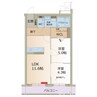 ラフォーレ西可児 2LDKの間取り