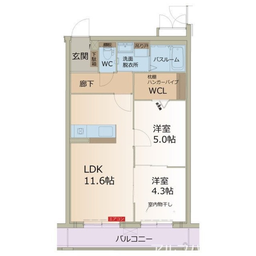 間取図 ラフォーレ西可児