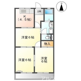 間取図 ジードルング山手