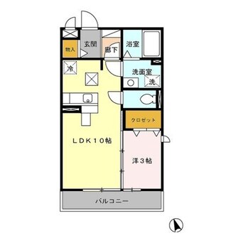 間取図 トレビナフェリーチェ