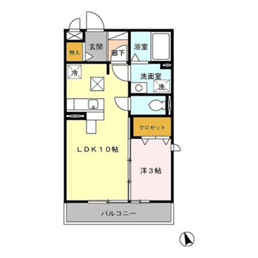 間取図 トレビナフェリーチェ