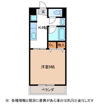 間取図 メナークレール