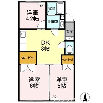 間取図 東校グリーンハイツ