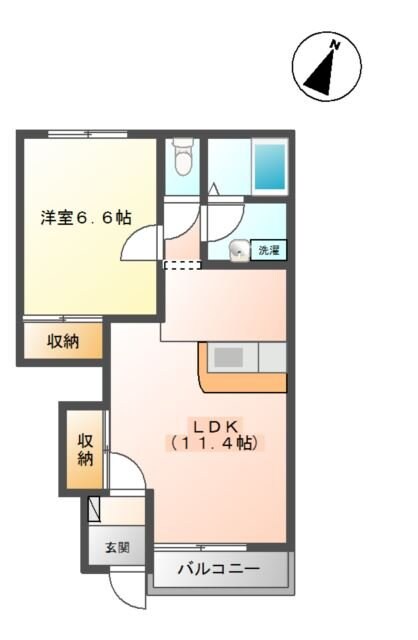 間取り図 アンジュ　Ｂ