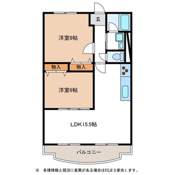 間取図 ハートフルマンションＫＡＷＡＢＥ