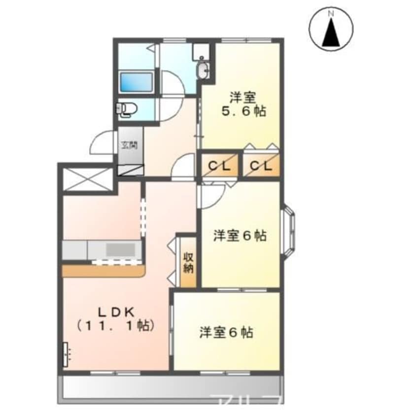 間取図 ファミール