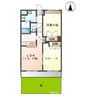 プリマヴェーラⅡ 2LDKの間取り