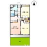 プリマヴェーラⅡ 2LDKの間取り