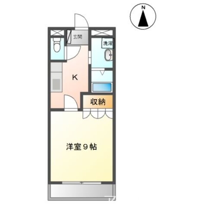 間取図 メゾン・ド・グランドールⅡ