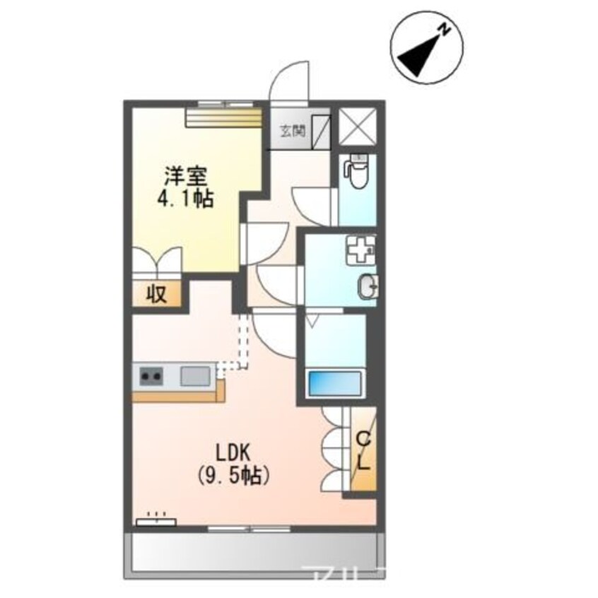 間取図 メルヴェーユ