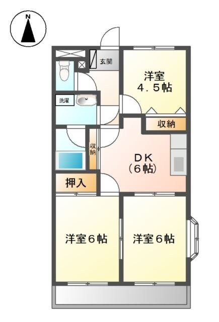 間取り図 ロイヤルリバー９８