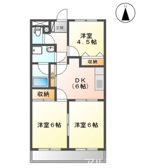 間取図 ロイヤルリバー９８