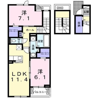 間取図 キャトルセゾン