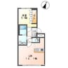 グリーンヒルＩ 1LDKの間取り
