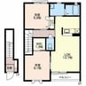 サンフィールド2085 2LDKの間取り