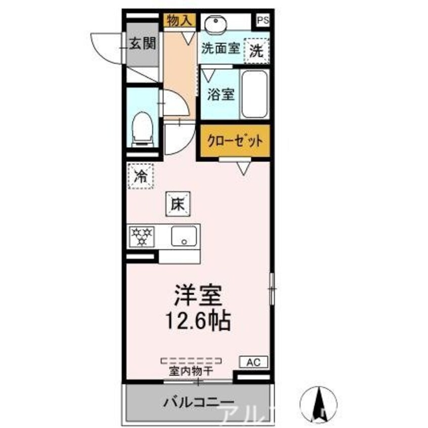 間取図 カサリンダ