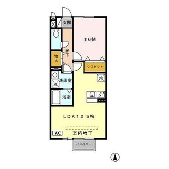 間取図 ルビーン・レオーネB