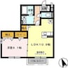 villa yamate　B 1LDKの間取り