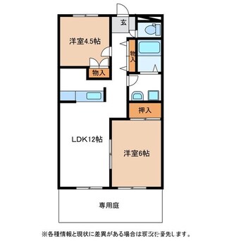 間取図 グレースヴィラニシカワ