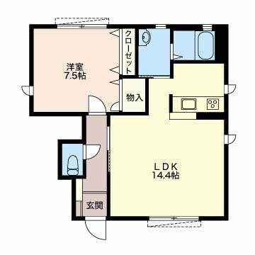 間取り図 ブランシェ四季